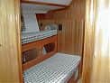The double berths can convert into bunks