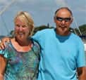 Dick and Gail Dawson, a Blue Water Sailing School instructor